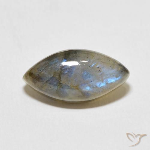 5.48ct Natural Multicolor Labradorita, Marquesa, Translúcido
