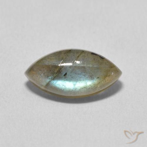 2.71ct Natural Multicolor Labradorita, Marquesa, Translúcido