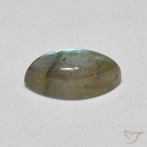 Labradorita Multicolor natural de 2.71 ct, Marquesa, Translúcido