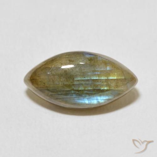 5.32ct Natural Multicolor labradorita, Marquesa, Translúcido