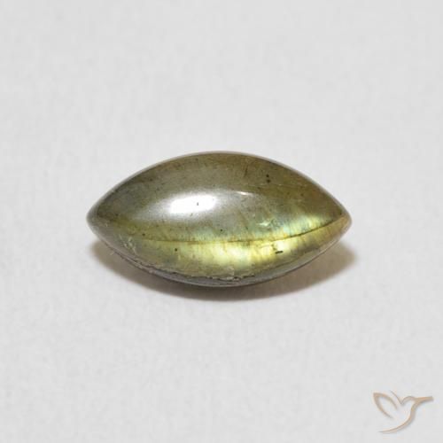 1.41ct Natural Multicolor labradorita, Marquesa, Translúcido
