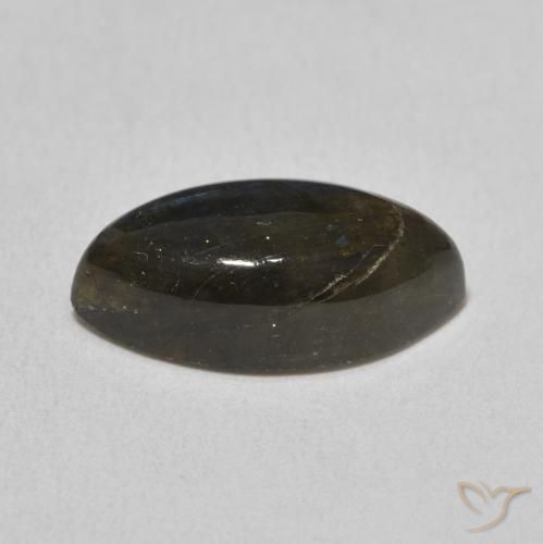 Labradorita Multicolor natural de 5.02 ct, Marquesa, Translúcido
