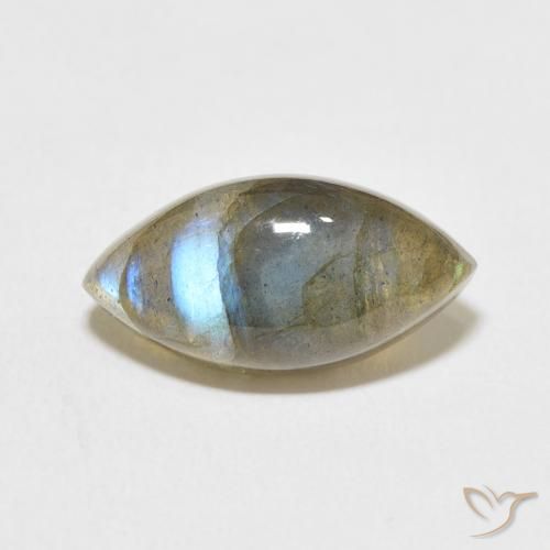 5.27ct Natural Multicolor Labradorita, Marquesa, Translúcido