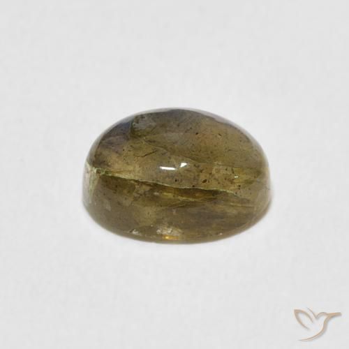 Labradorita Multicolor natural de 2.28 ct, Ovalada, Translúcido