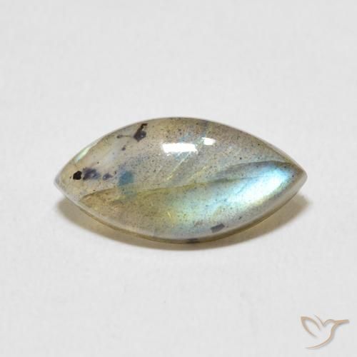 4.56ct Natural Multicolor labradorita, Marquesa, Translúcido