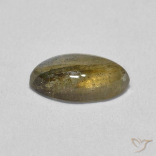 Labradorita Multicolor natural de 1.43 ct, Marquesa, Translúcido