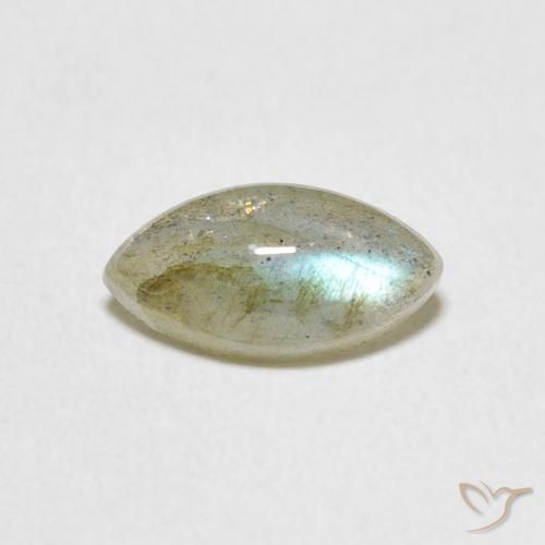 1.32ct Natural Multicolor Labradorita, Marquesa, Translúcido