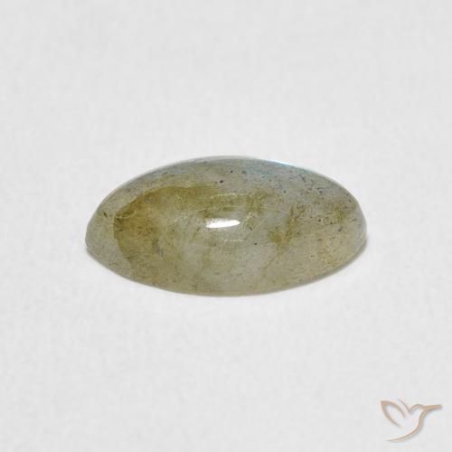 Labradorita Multicolor natural de 1.32 ct, Marquesa, Translúcido
