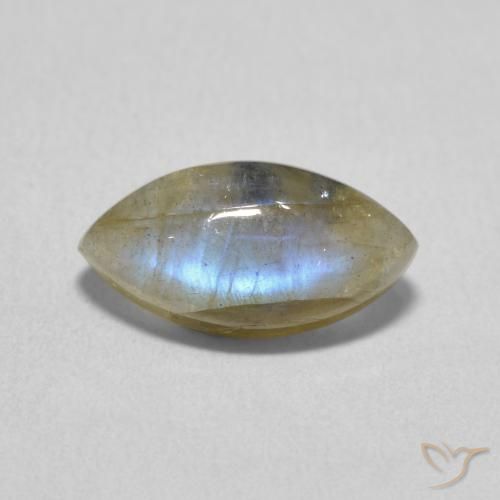2.37ct Natural Multicolor labradorita, Marquesa, Translúcido