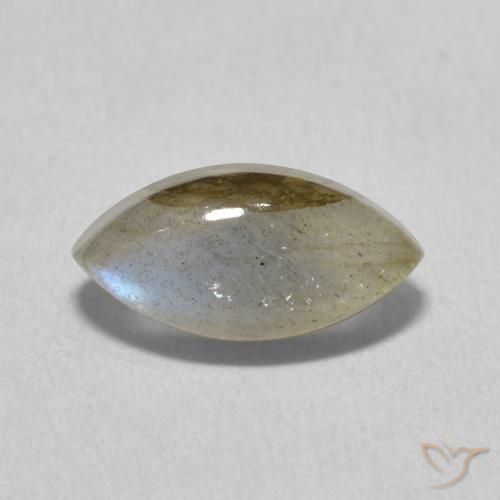 2.43ct Natural Multicolor Labradorita, Marquesa, Translúcido