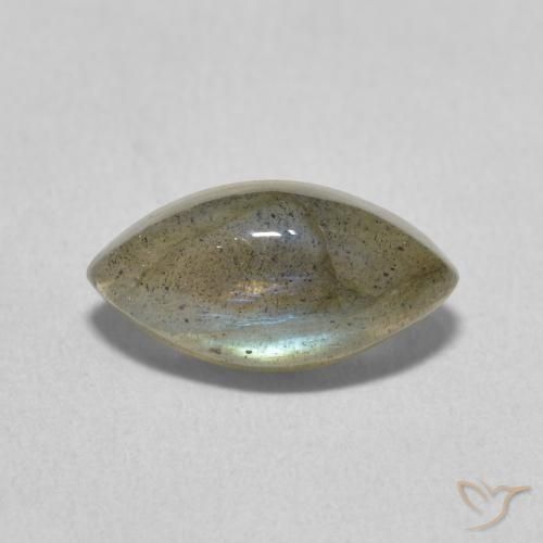 2.35ct Natural Multicolor Labradorita, Marquesa, Translúcido