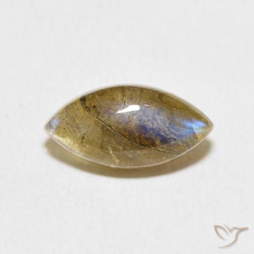 2.51ct Natural Multicolor Labradorita, Marquesa, Translúcido
