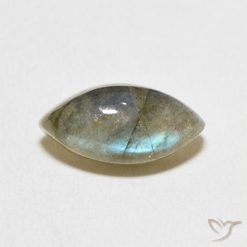 4.20ct Natural Multicolor labradorita, Marquesa, Translúcido