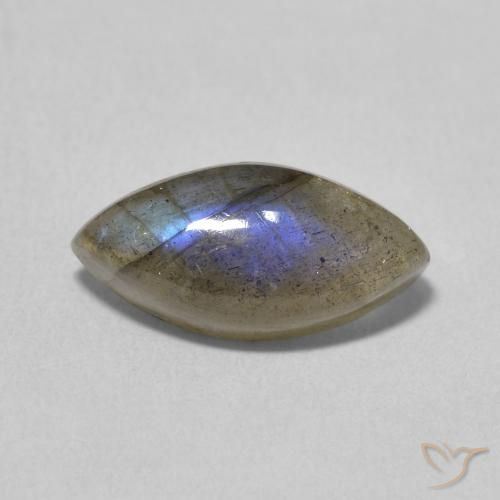 3.58ct Natural Multicolor labradorita, Marquesa, Translúcido