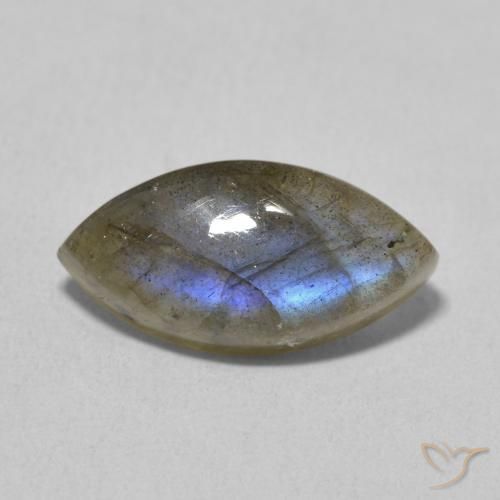 4.91ct Natural Multicolor labradorita, Marquesa, Translúcido
