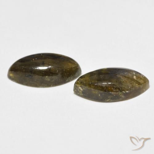 Gemas de Labradorita Multicolor natural de 6.50 ct, Marquesa, Translúcido