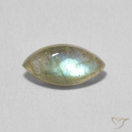 1.18ct Natural Multicolor Labradorita, Marquesa, Translúcido