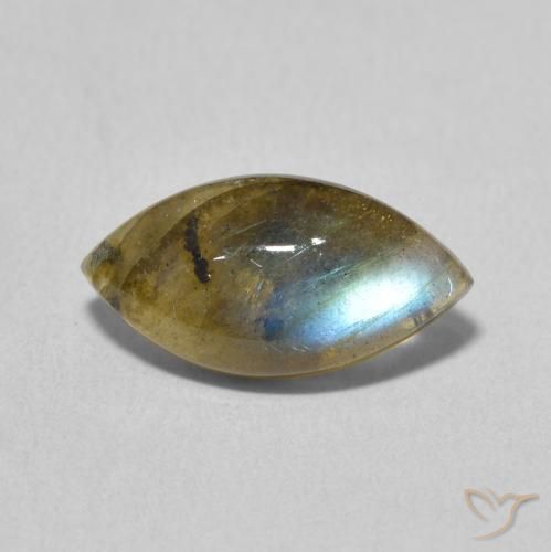 2.83ct Natural Multicolor labradorita, Marquesa, Translúcido