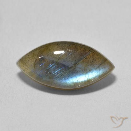 4.70ct Natural Multicolor labradorita, Marquesa, Translúcido