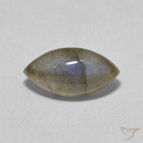 2.39ct Natural Multicolor Labradorita, Marquesa, Translúcido