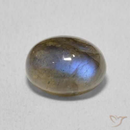 1.72ct Natural Multicolor labradorita, Ovalada, Translúcido