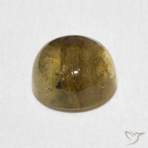 Labradorita Multicolor natural de 2.54 ct, Redondo, Translúcido