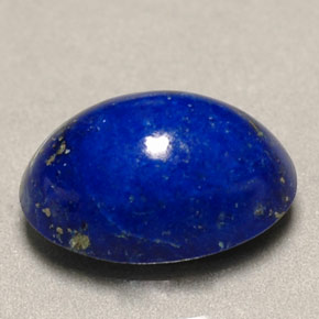 Lapislázuli azul natural de 1,58 ct, corte óvalo, opaco