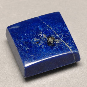 Lapislázuli azul natural de 4,52 ct, cuadrado, opaco