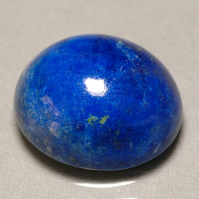 Lapislázuli azul natural de 5,83 ct, corte óvalo, opaco