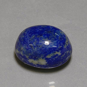 Lapislázuli azul natural de 25,84 ct, corte óvalo, opaco