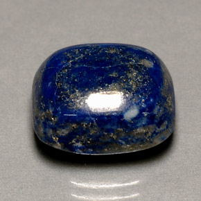 Lapislázuli Azul real natural de 14.02 ct, Corte Cojín, Opaco