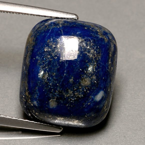 Lapislázuli Azul real natural de 14.02 ct, Corte Cojín, Opaco