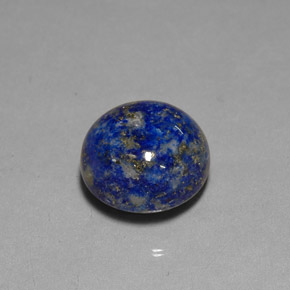 Lapislázuli azul natural de 23,99 ct, corte redondo, opaco