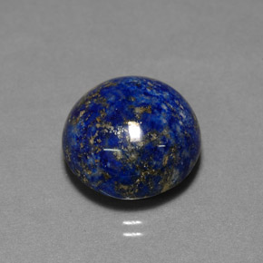 Lapislázuli Azul real natural de 13.88 ct, Corte Redondo, Opaco