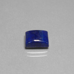 Lapislázuli azul natural de 2,95 ct, baguette, opaco