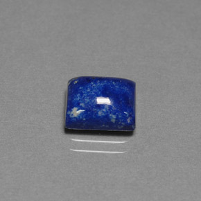 Lapislázuli azul real natural de 2,69 ct, baguette, opaco