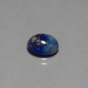Lapislázuli azul natural de 2,16 ct, corte óvalo, opaco
