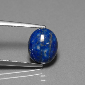 Lapislázuli Azul real natural de 2.83 ct, Corte Óvalo, Opaco