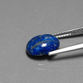 Lapislázuli Azul real natural de 2.83 ct, Corte Óvalo, Opaco