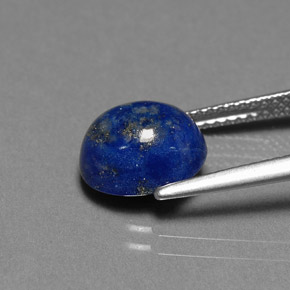 Lapislázuli Azul real natural de 3.37 ct, Corte Óvalo, Opaco