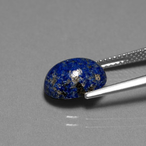 Lapislázuli Azul real natural de 3.53 ct, Corte Óvalo, Opaco