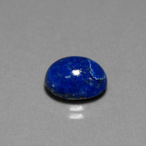 Lapislázuli azul natural de 3,74 ct, corte óvalo, opaco