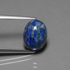 Lapislázuli Azul real natural de 4.25 ct, Corte Óvalo, Opaco