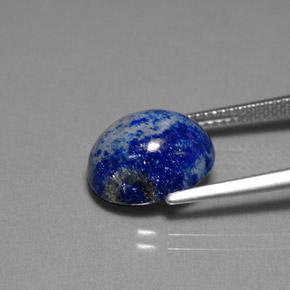 Lapislázuli Azul real natural de 6.14 ct, Corte Óvalo, Opaco