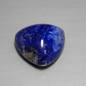 Lapislázuli azul natural de 14,12 ct, trillón, opaco