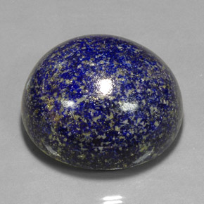 Lapislázuli azul natural de 381,00 ct, corte óvalo, opaco