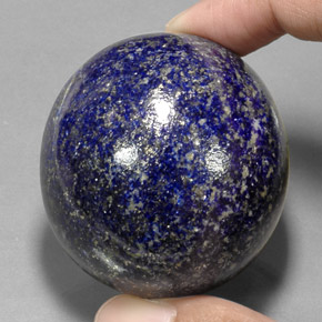 Lapislázuli azul natural de 381,00 ct, corte óvalo, opaco