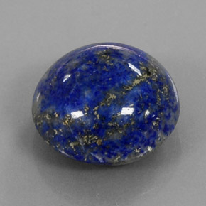 Lapislázuli Azul real natural de 24.12 ct, Corte Redondo, Opaco