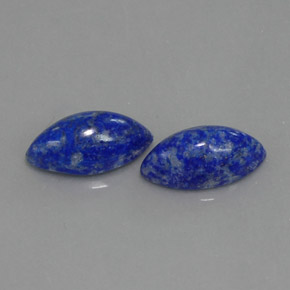 Gemas de lapislázuli azul natural de  ct, marquesa, opaco