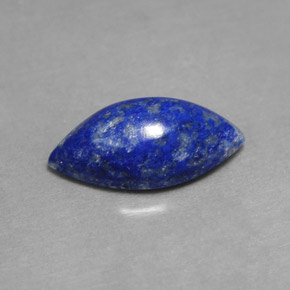 Lapislázuli azul natural de 2,98 ct, marquesa, opaco